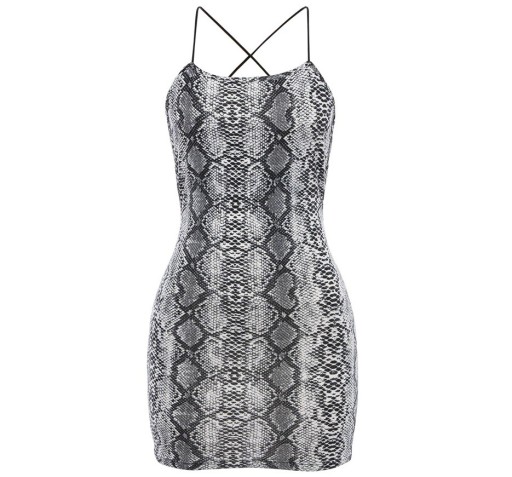 Vestido mini sexy para senhora