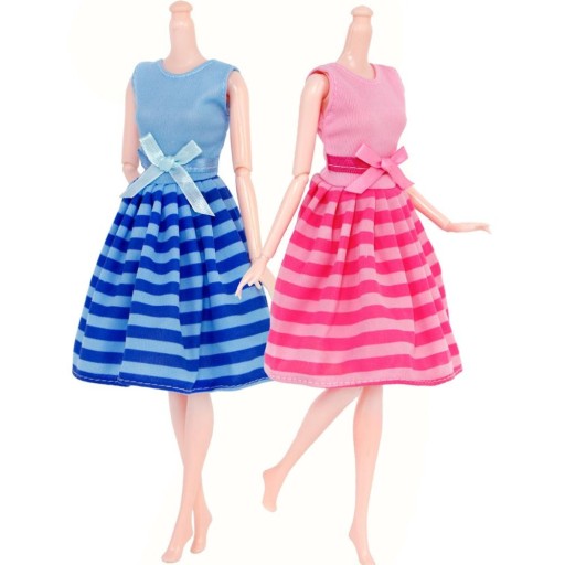 Vestido para Barbie com laço