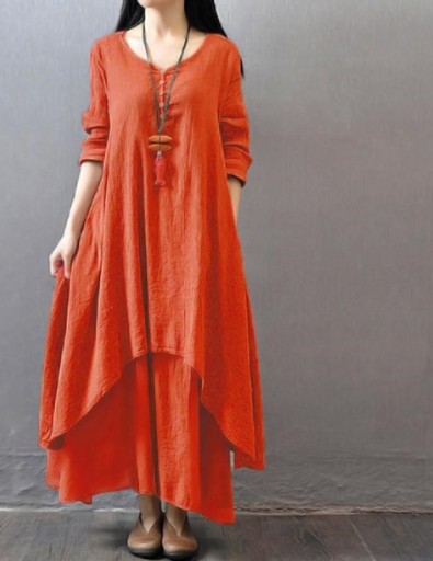 Vestido tunicado feminino