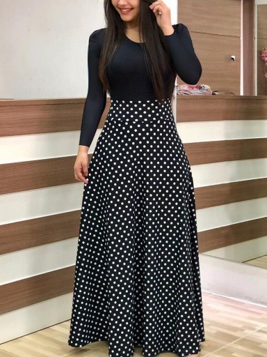 Vestidos longos femininos com saia colorida