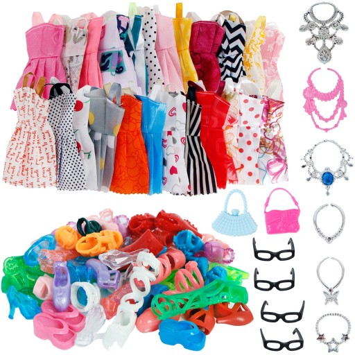 Vêtements et accessoires pour poupées 32 pcs