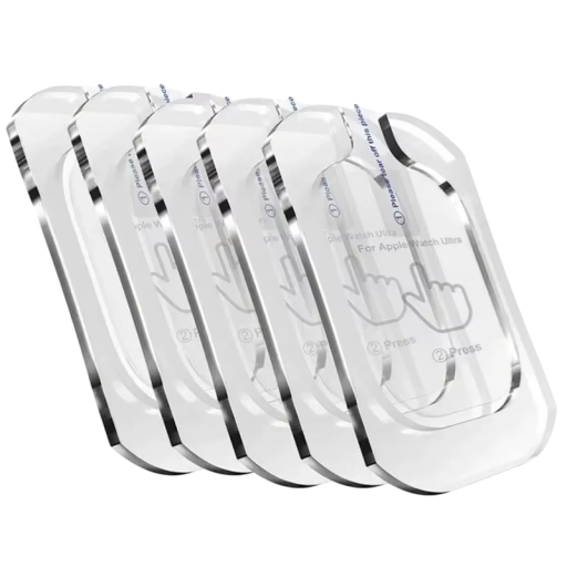 Vetri ibridi 5 pz per Apple Ultra Watch 49 mm pellicola protettiva HD per Apple Watch Ultra 1 2 3 protezione dello schermo temperata contro i graffi