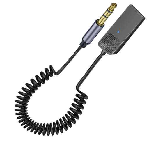 Vezeték nélküli Bluetooth 5.5 audio vevő USB 3,5mm AUX jack autós adapter Handsfree készlet mikrofonnal Zenei sztereó BT adó