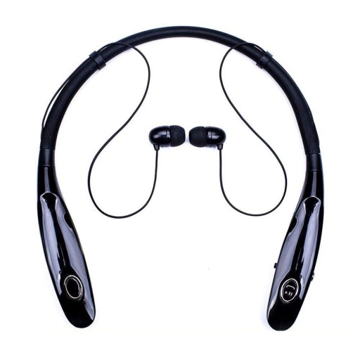 Vezeték nélküli nyakba akasztható fülhallgató fülbetétekkel Bluetooth 5.0 Frekvenciatartomány 20 Hz-től 20 kHz-ig TPU anyag Méretek 17,8 x 16