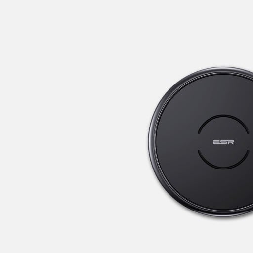 Vezeték nélküli töltőpad telefonhoz Kör alakú forma Alumínium ötvözetből készült test Maximális teljesítmény 10 W USB-C csatlakozó Kábel