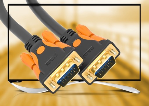 VGA-Kabel an Monitor J1579 anschließen