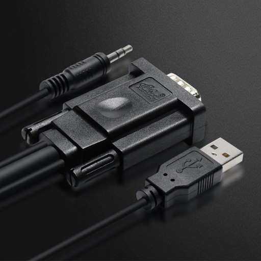 VGA till HDMI / USB / 3,5 mm jack-kabel