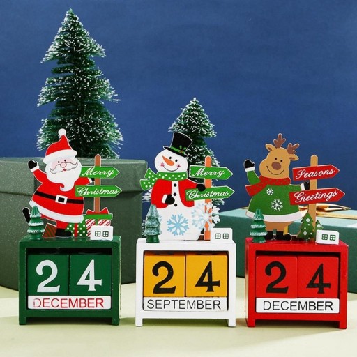 Vianočný kalendár z kociek