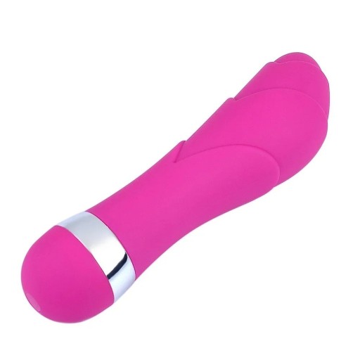 Vibrador mini em silicone em forma de botão de flor fechado, funcionamento silencioso, fácil de usar, superfície agradável, embalagem discreta