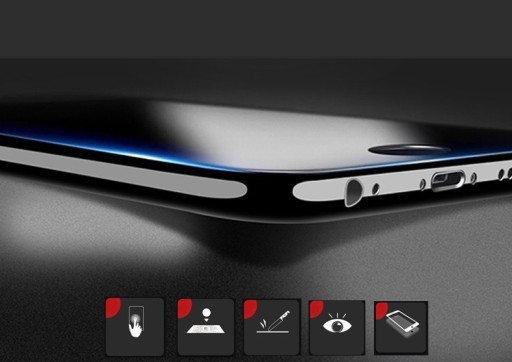 Vidrio templado 5D para iPhone