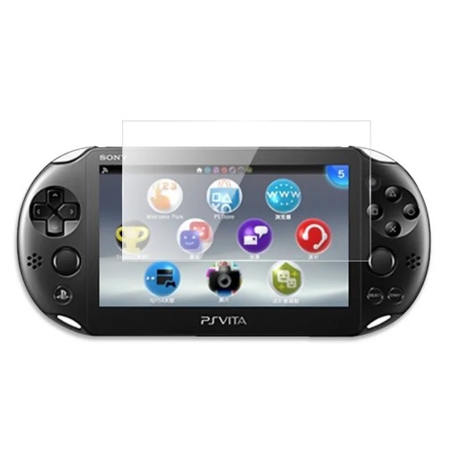 Vidro temperado para Sony PS Vita 1000 Proteção frontal transparente contra riscos Fino e resistente