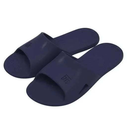 Vikbara platta herrtofflor för resor Halkfria lätta flipflops kompakta skor för resväska Bekväma resetofflor