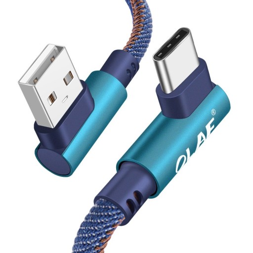 Vinklet USB til USB-C datakabel K295