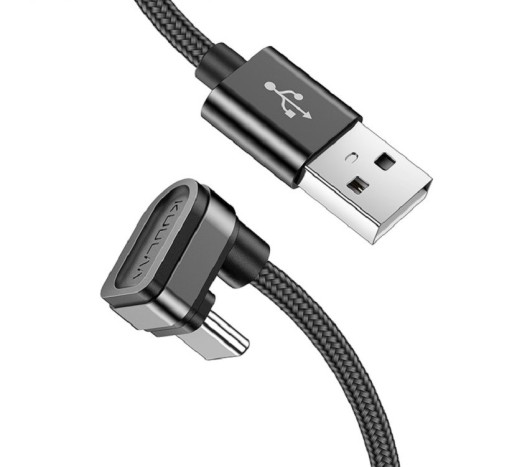 Vinklet USB til USB-C datakabel K542