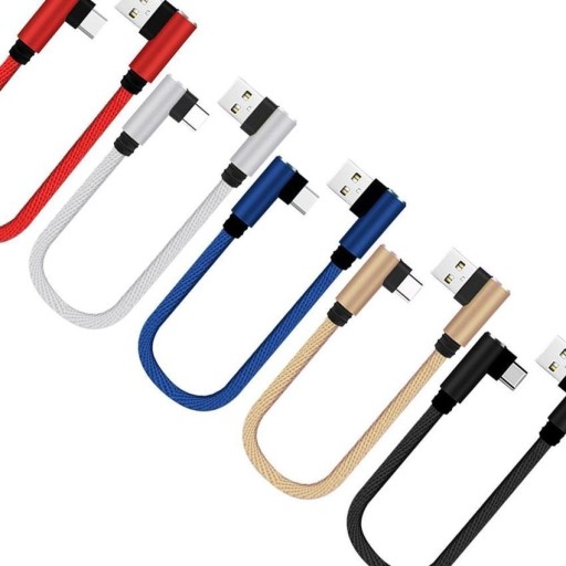 Vinklet USB / USB-C datakabel K568