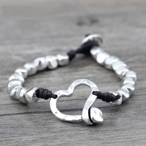 Vintage armband met hart