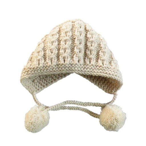 Vinterhatt för barn med pompoms J1241