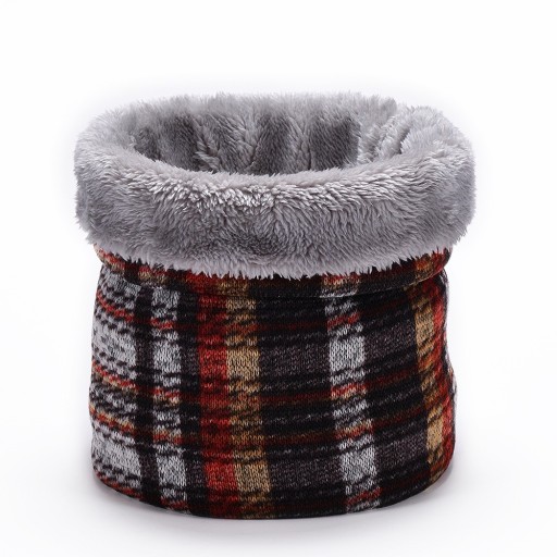 Vinterscarf med mönster