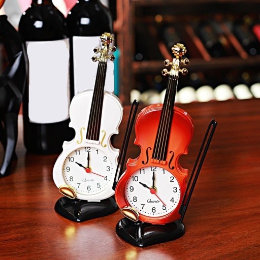 Violin skrivebordsur