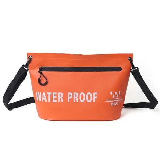 Vízálló szárazzsák 5l 26x20x11 cm TPU és PVC Mosható utazótáska IPX4 raftinghoz kajakozáshoz, túrázáshoz, úszáshoz, csónakázáshoz és vízi sportokhoz