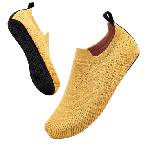 Vízicipő unisex Barefoot fazon Nazuvható Lélegző kötött felsőrész szövetből Csúszásmentes talp TPR anyagból Úszáshoz és vízi sportokhoz