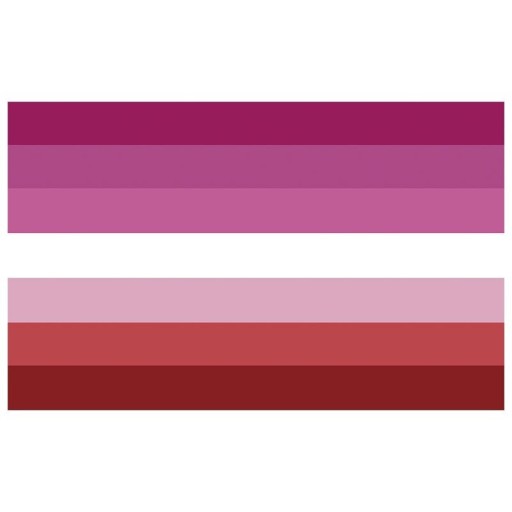 Vlajka lesbické hrdosti 90 x 150 cm