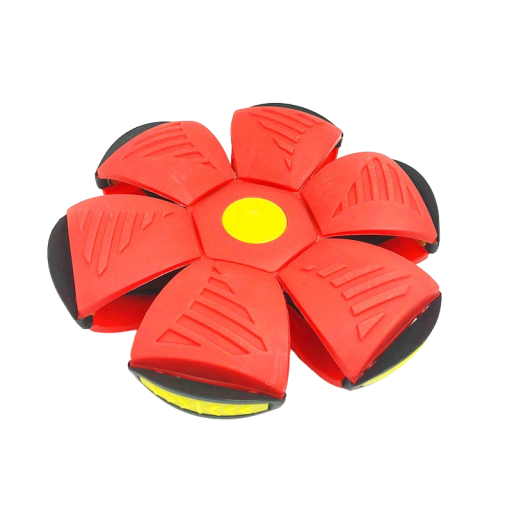 Vliegende schotel Knijp plastic bal voor kinderen Platte bal Magische frisbee voor in de tuin en in het water 23 x 15,5 cm