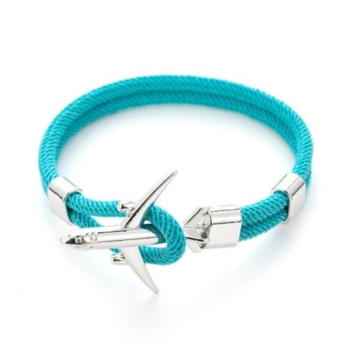 Vliegtuig touw armband