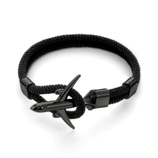 Vliegtuig touw armband