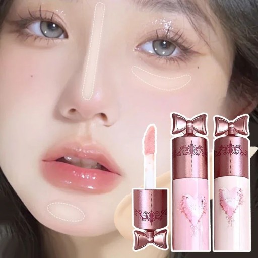 Vloeibare concealer in tube met kwastje voor het camoufleren van kringen, acne, roodheid en pigmentvlekken, lichte dekking, langdurig