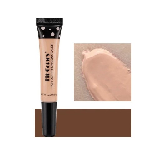 Vloeibare concealer om oneffenheden in het gezicht te bedekken. Concealer met hoge dekking voor donkere kringen onder de ogen, acne, sproeten en littekens. Waterdichte concealer.