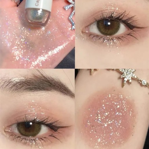 Vloeibare glanzende oogschaduwen Hoge glans Pareleffect Sneldrogend Verhelderend glans Langdurige make-up