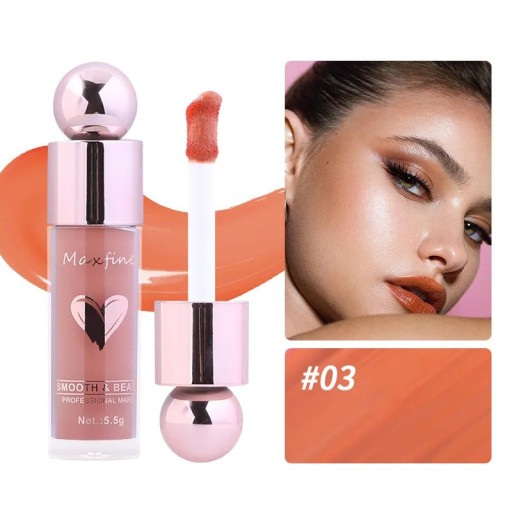 Vloeibare matte blush 5,5 g 9,4 cm Spons applicator 8,7 cm Hoog gepigmenteerde langdurige kleurvaste blush voor wangen en lippen