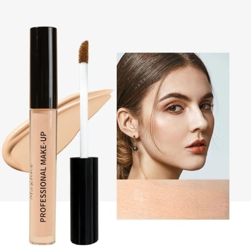 Vloeibare, waterdichte, hydraterende matte make-up met applicator 15 g Langdurige gezichtsmake-up voor alle huidtypen