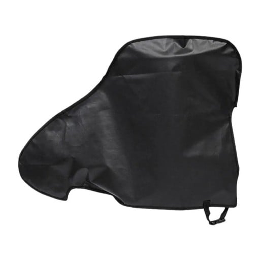 Voděodolný kryt tažného zariadenia karavanu PVC Ochranný obal s prackou UV odolný proti dažďu snehu prachu elastický lem 40x62x87 cm Čierny