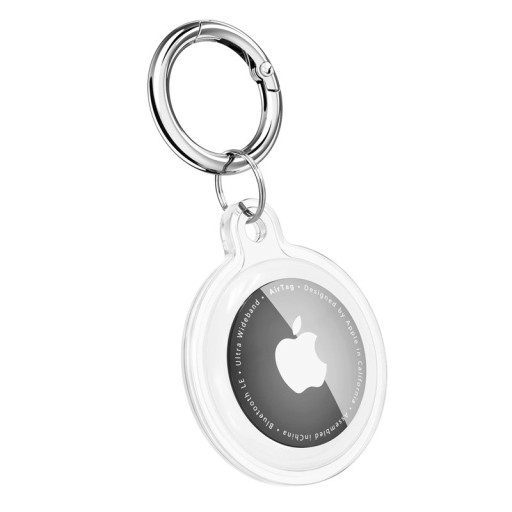 Voděodolný průhledný TPU držák na klíče a obojek s ochranou proti ztrátě pro Apple AirTag psa kočku domácího mazlíčka