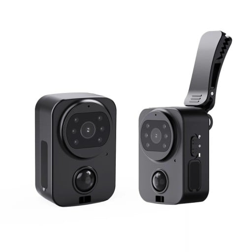 Vodotěsná mini kamera YNMEE PD01 černá s rozlišením 1080p nočním viděním a detekcí pohybu PIR pro monitorování majetku