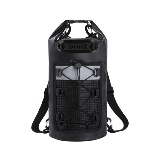 Vodotesný PVC batoh 20L 58x37x24 cm Cez rameno Suchý plavecký batoh pre ženy aj mužov Kajak Rafting Surfovanie Trekingová taška