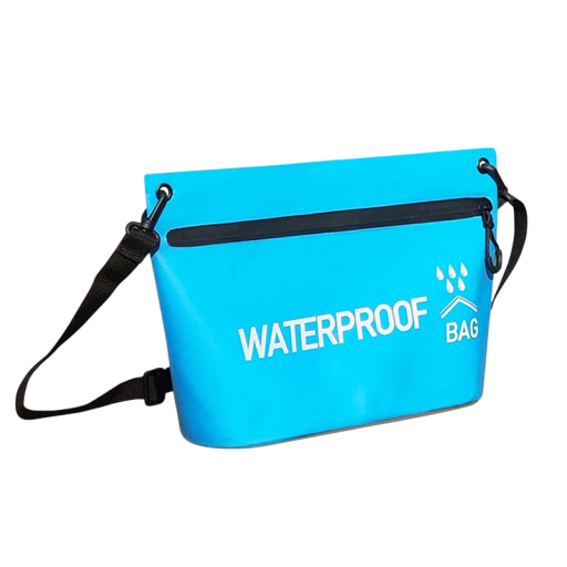 Vodotěsný suchý vak 5L 26×11×20 cm 500D+PVC IPX4 Plovoucí cestovní taška na rafting, kajak, trekking, plavání, řeku a outdoorové aktivity