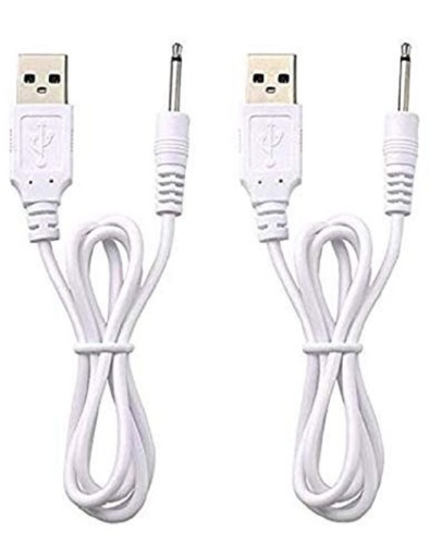 Voedings USB kabel DC 2.5mm 2 stuks