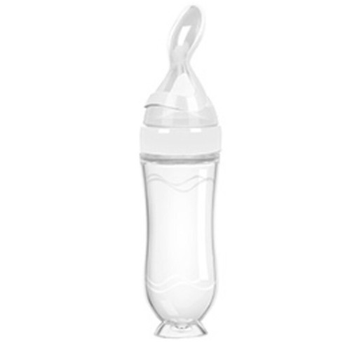 Voedingsfles met lepel 21 x 6 cm