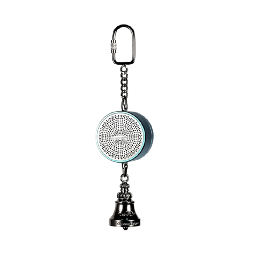 Vogel speelgoed met interactieve stemopname 19 cm metalen hangspeeltje voor papegaaien, parkieten en cockatiels