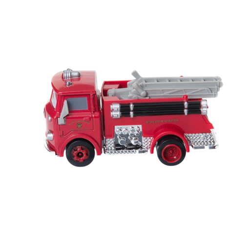 Voiture jouet en alliage 1:55 Disney Pixar Cars 3 Camion de pompiers Rouge Modèle en métal pour enfants Miniature détaillée Véhicule du film Jouet de collection