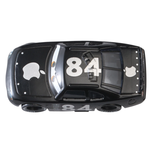 Voiture jouet en alliage Disney Pixar Cars 3 Apple iCar Noir 1:55 Modèle en métal de voiture anglaise Voiture de course noire Jouet pour enfants Voiture de collection