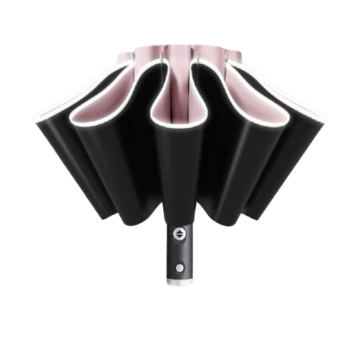Volautomatische paraplu met reflecterende strip