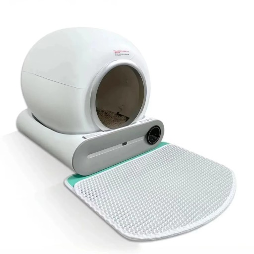 Volledig automatische slimme kattenbak zelfreinigend 480 x 516 x 505 mm WiFi PP PS wit voor huiskatten interieur