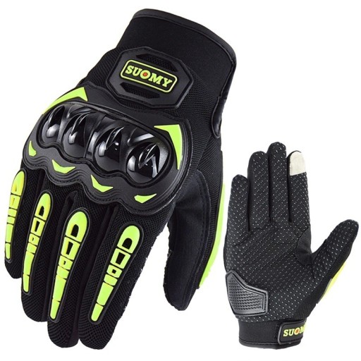 Volledige vinger race motorhandschoenen ademend unisex antislip sport handschoenen stijlvol design duurzaam en draagbaar