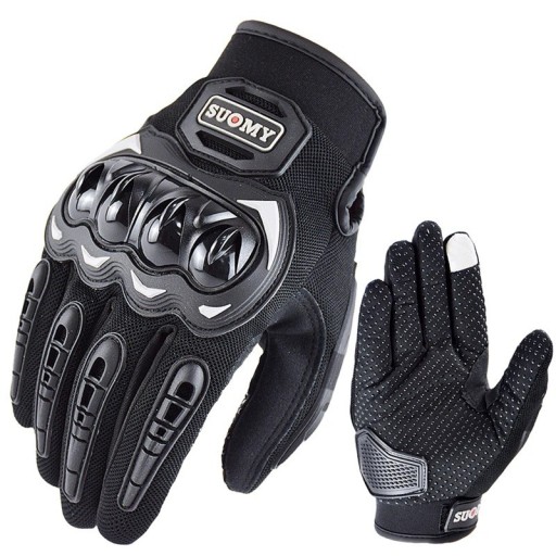 Volledige vinger race motorhandschoenen ademend unisex antislip sport handschoenen stijlvol design duurzaam en draagbaar
