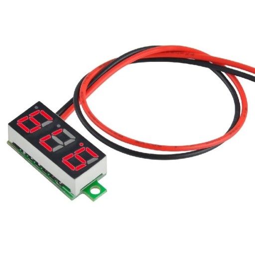 Voltímetro digital LED 0-100V