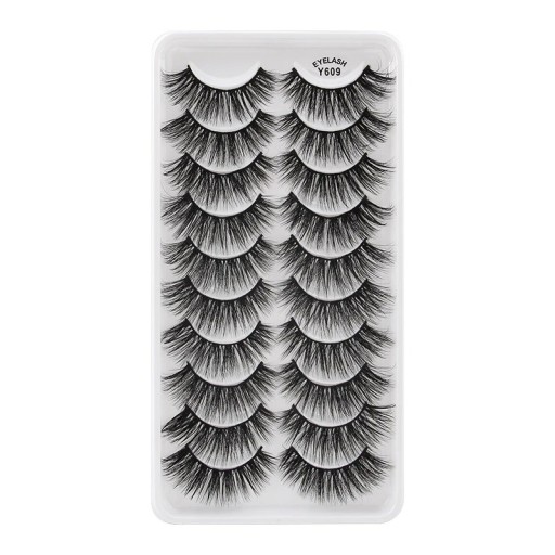 Volume valse wimpers 10 paar nep 3D plak-zwarte wimpers wimperextensionsset